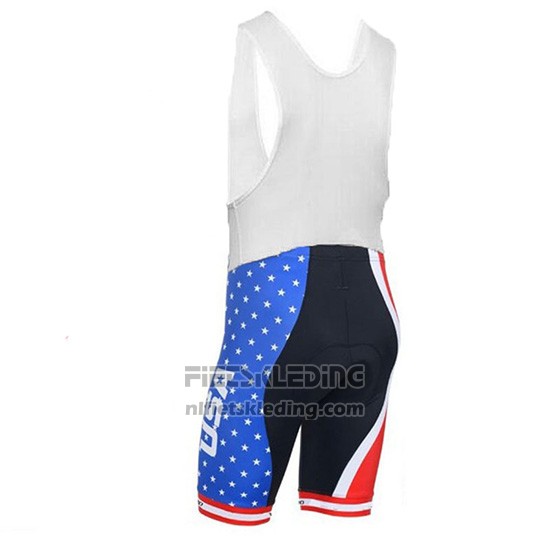 2018 Fietskleding USA Blauw en Rood Korte Mouwen en Koersbroek